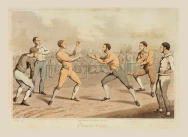 'A Prize Fight' from the National Sports of Great Britain, 1823